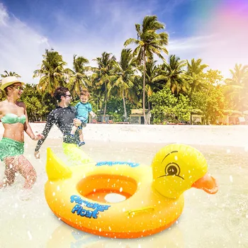 Gonflabile Înot Inel de Copii de Flamingo Summer Beach Party Jucării de Piscină Rață Galben Cerc de Înot Piscină Pluti Barca colac de salvare