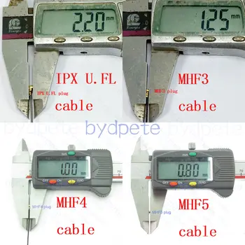 IPEX Tip Y Splitter Cablu 1x U. FL plug de sex feminin unghi drept la 2x UFL masculin SMD pe PCB 1.37 mm IPX Coaxial Kable 50ohms Adaptor