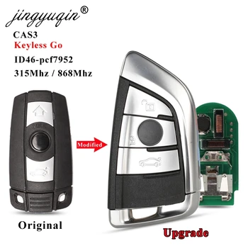 Jingyuqin CAS3 Keyless-Go Upgrade-ul Inteligent de la Distanță Cheie pentru BMW 3/5/6 Seria X5 X6 3 Buton 315MHz/868Mhz PCF7952