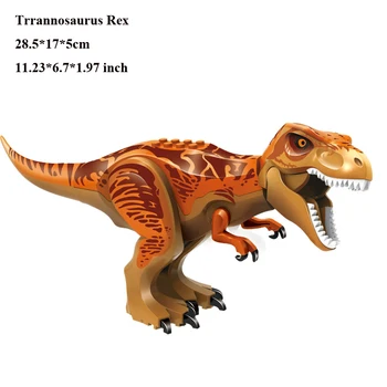 Jurrasic World 3 Mare Dinozaur Tyrannosaurus Rex, Velociraptor Pterosaur Dimensiuni Mari Figura Bloc Jucarii Cadou pentru Copii