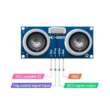 Keyestudio HC-SR04 Senzor Ultrasonic de Măsurare a Distanței HCSR04 cu Ultrasunete Detector Senzor de Distanță Variind Pentru Arduino Robot