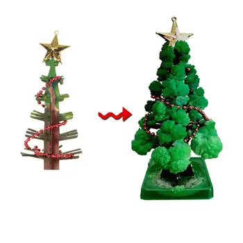 Magie în Creștere de Crăciun Copac Copacul de Hartie de BRICOLAJ Cristal Kit Creștere/Ornamente Decor Jucărie Amuzant Cadou de Crăciun de Jucărie Pentru Adulți