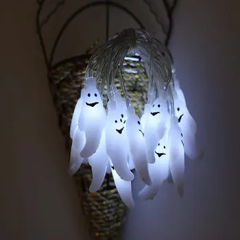 Mici Fantomă Lumina Șir de 1,5 m 10 Lămpi Baterie Cutie de Halloween Serie de lumini Decorative Durabil Șir de elemente de Recuzită, Decor