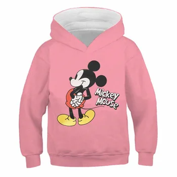 Mickey Mouse, Minnie Copii Tricou Kawaii Hanorace Disney Mickey Mouse Desene Animate Anime Casual Haine Copii Fete Streetwear