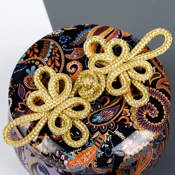 Mătase de aur Libelula Disc Catarama Retro Țară Valul de Mână-țesute Butoane Îmbunătățite Hanfu Stil Chinezesc Accesorii Decorative