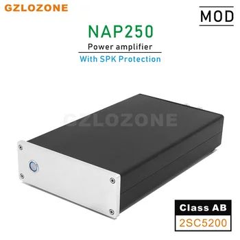 NAP250 MOD 2SC5200 MINI Stereo amplificator de Putere de Bază pe NAIM marea BRITANIE circuit Cu SPK de protecție 80W+80W 8R