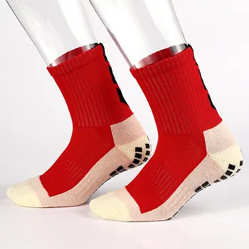 Noi Fotbal Șosete Anti-Alunecare De Fotbal Sosete Pentru Bărbați Șosete Bumbac De Bună Calitate Calcetines Același Tip Ca Trusox 9 Culori