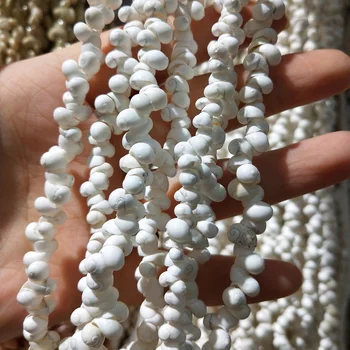 Noul Naturale Coajă Colier alb domeniul de melc pentru a Face Bijuterii Diy brățară Colier de 5-6mm margele pentru a face bijuterii
