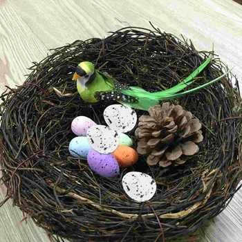 Ouă De Paști Eggbird Mini Fals Diy Pătat Ambarcațiuni Decorative Artificiale Hangingcrafts Decoratiuni Coș Decor Ornamentstree