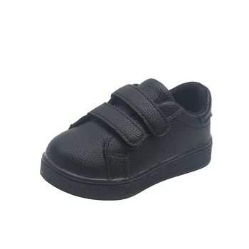 Pantofi pentru copii, Băieți și Fete Solid Negru Adidasi Casual PU Impermeabil Simplu Fund Gros Pantofi de Școală Picătură de Transport maritim de Moda