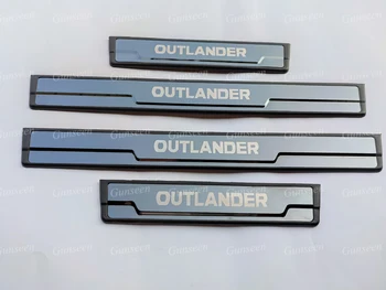 Pentru Mitsubishi Outlander Accesorii Pragului De Ușă Protector Pedala Masina Scuff Placa Styling Autocolant 2013 2016 2017 2018 2020 2021