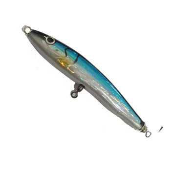Pește albastru Tâmplar Lemn Scufundarea Popper Stickbait de Pescuit Momeală pentru Mediu Și Greu Popping pentru GT, Kingfish, BluefinTuna
