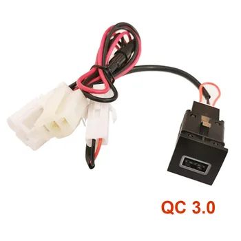 QC3.0 USB/Interfață de Tip C Încărcător Rapid de Încărcare Adaptor de Priza Bricheta Folosi Pentru toate modelele VW Golf 6 Jetta 5 MK5 Scirocco 10-14