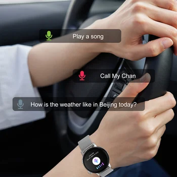 RIHLA DT3 Mini Ceas Inteligent 1.19 Inch GPS Track AI Voce 200+ Fete de Ceas de apelare Bluetooth NFC Control Acces Doamnelor Smartwatch
