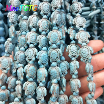 Se amestecă Culoare Sculptate Howlite Țestoasă Margele Bijuterii Brățară Colier Howlite Piatră Artificială DIY Margele Bijuterii Dotari