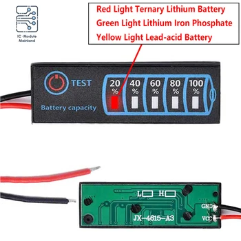 Seria 3 Ternare Baterie De Litiu Litiu Fosfat De Fier Plumb-Acid Capacitate Acumulator Display Tester Meter Indicator De Nivel Baterie