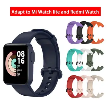 Silicon Curea De Mână Pentru Xiaomi Mi Watch Lite Versiune Globală Ceas Inteligent De Înlocuire Sport Bratara Bratara Pentru Redmi Correa