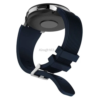 Silicon Trupa Încheietura mâinii Curea pentru Samsung Galaxy Watch 46mm SM-R800 ceas Inteligent Samsung Gear S3 Frontier Silicon Bratara T