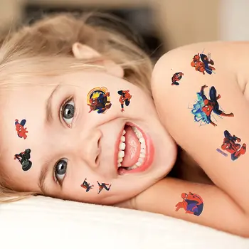 Spiderman Tatuaje Temporare pentru Copii, Consumabile Partid Ziua de nastere False, Tatuaje, Autocolante super-Erou Petrecere Decoratiuni Fete Baieti Cadouri