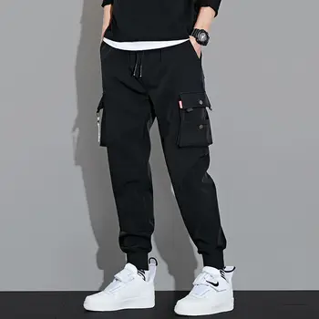 Streetwear pentru Bărbați Pantaloni de Marfă Multi-Buzunar de pantaloni de Trening Barbati Moda Hip Hop Pantaloni sex Masculin Negru Supradimensionat Nou Jogging Pantaloni 5XL