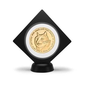 Suvenir Bitcoin Placat cu Aur Dogecoin Drăguț Câine Model Monede Comemorative Colecție de Artă Creative Cadouri pentru Barbati Colectie
