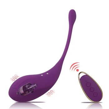 Telecomanda Wireless Vibratoare Ou Adult Produse Sari Jucarii Sexuale Puternice De Sex Feminin Portabil G-Spot Dragoste Ou Vibrator Bile Kegel