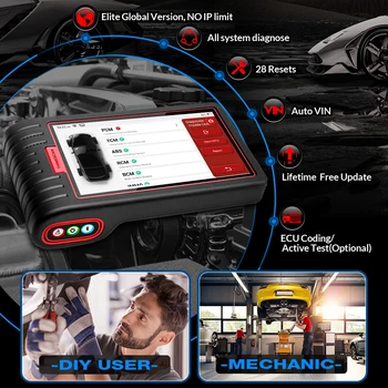 THINKSCAN Max Completă a Sistemului Instrument de Diagnosticare Auto Bluetooth- & nb Obd2 Cititor de coduri Auto de Diagnosticare Scaner Update Gratuit
