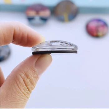 Tigru de Artă din Sticlă Cabochon Magnet Decor Acasă Frigider Autocolante Decorare Bucătărie Magneți de Suveniruri Cadou Creativ Mesaj de Bord 50MM