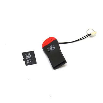 Transporta ușor inel de chei USB 2.0 TF Card de Memorie Cititor card MicroSD Micro SD, T-Flash
