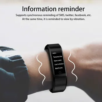 Vesmatity 115Plus 2022 Fierbinte de Vânzare Brățară Inteligent cu Heart Rate Monitor de Presiune sanguina Fitness Tracker Sport Smartwatch