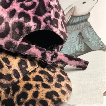 VISROVER Nou Toamna Iarna Copil Palarie Animal Print Leopard Șepci de Baseball pentru Fete Baieti Designer de Cald Iarna Casual pălărie en-Gros