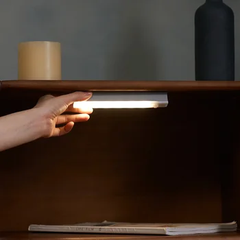 Xiaomi LED-uri Senzor de Mișcare Dulap Culoar de Iluminat Veioza Estompat Reîncărcabilă Lampă de Noapte Coridor Cabinet Dulap Light Bar