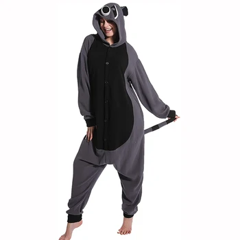 XXL 180-200CM Raton Kigurumi Onesies Adulți Fleece Femei Onsie Bărbați Pijamale dintr-O Bucata Pijamas Animal Cosplay Costum de Halloween