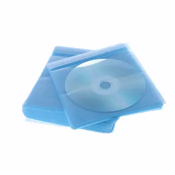 Yuanmaoao Dublă față-Verso Plic Acoperi Caz de Stocare PP Sac de Maneca pentru CD-DVD-100buc