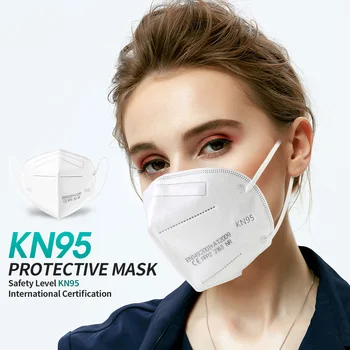 10-100BUC KN95 Măști ffp2mask 5 Straturi Gura Masca Reutilizabile KN95 Respirator FPP2 Masca de Protecție Față Mascarillas Masken CE