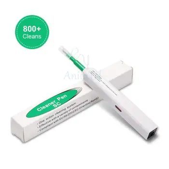 10buc SC/FC/ST Unul-faceți Clic pe Fibra Optica Curat Pen Fibra Optica Curat-O singură Atingere Stilou de Curățare 2,5 mm 800 de Curatare Cleaner Inteligent