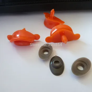 20buc/lot nou de sosire 42*18mm culoare portocalie rață gura cu stem gratuit, mașină de spălat jucărie accesorii