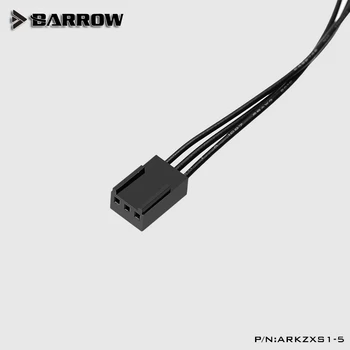 Barrow 5V 3PIN ARGB Splitter de Iluminat de la 1 la 4 de Expansiune Cablu Hub Mici 3P Pentru Manualul Operatorului ARKZXS1-5