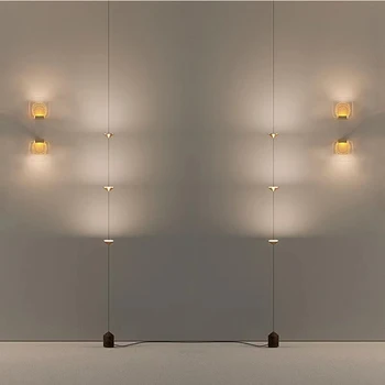 Designer Post-moderne Marmură Candelabru Decoratiuni Interioare Veranda, Living Lampa Minimalist Sala de Mese Plafon cu LED-uri Lampa de Podea
