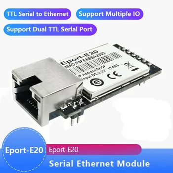 HF Aportul-E20 Server de Rețea Port FreeRTOS TTL Serial la Ethernet Încorporat Modul DHCP 3.3 V TCP IP Telnet modul Wifi