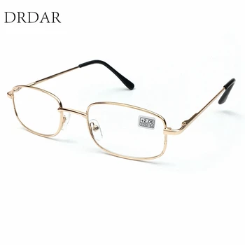 Noi 2020 metal cadru Pătrat ochelari de Citit 1387 Femei Barbati Unisex Hipermetropie ochelari Da bunica vârstnicul cadou Aur/pistol de culoare