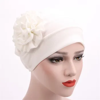 Palarii pentru femei Primavara-Vara Florale Beanie Hat Musulman Întinde Turban Pălărie Capac Pierderea Parului articole pentru acoperirea capului Hijib Capac