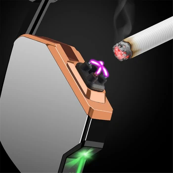 Rapid Laser USB Electric Bricheta cu Plasmă Dual-ARC Bricheta Pentru Lumanare din Metal Vânt Brichete Dropshipping Accesorii de Fumat