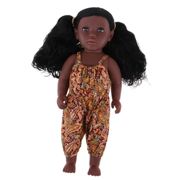 Viața reală Greu de Vinil 17inch Afro-American Papusa Reborn Fetita Papusa Jucărie