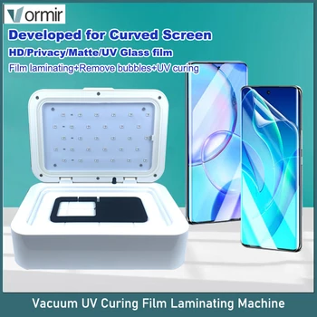 Vormir Uscare UV de Vid de Laminare pentru tv cu Ecran Curbat Telefonul Verde Ulei de Întărire Rapidă CA Filmul Mașină de Bule de Demontare